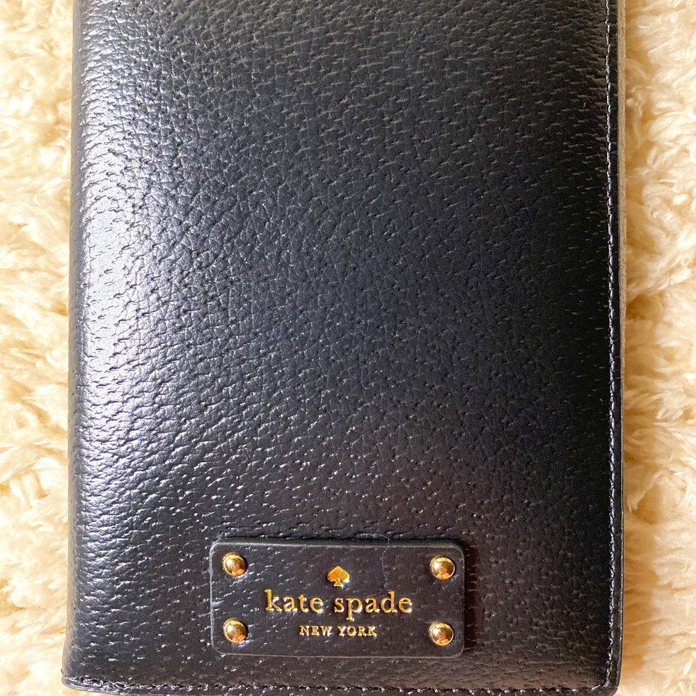 Kate Spade Black Imogene Passport Wallet - NWOT